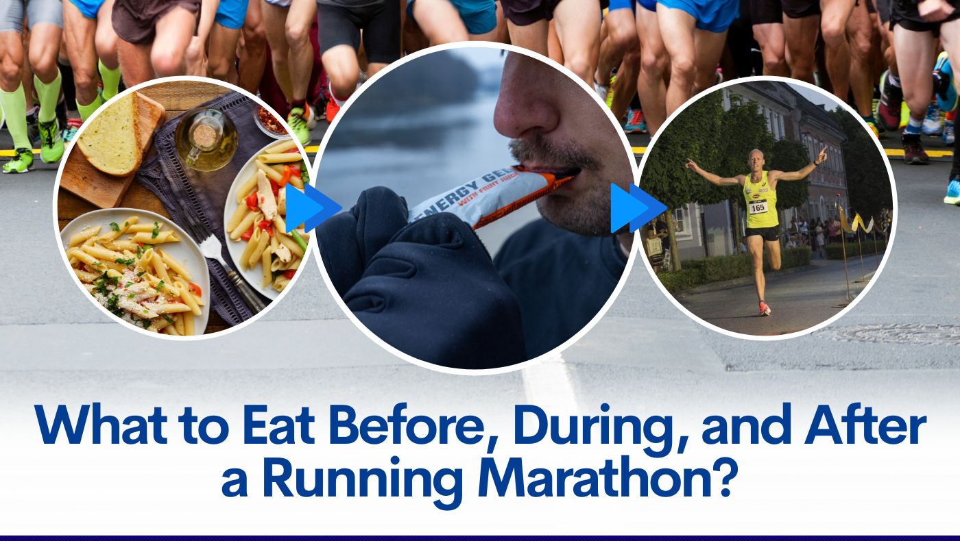 What to Eat Before, During, and After a Running Marathon?