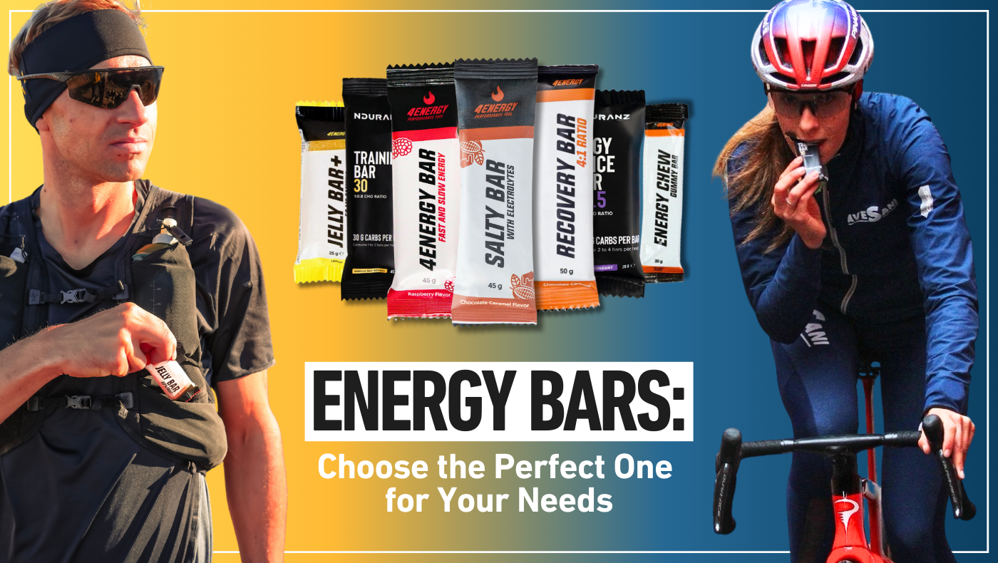 Energy Bars to boost endurance. Perfect for cyclists and runners.