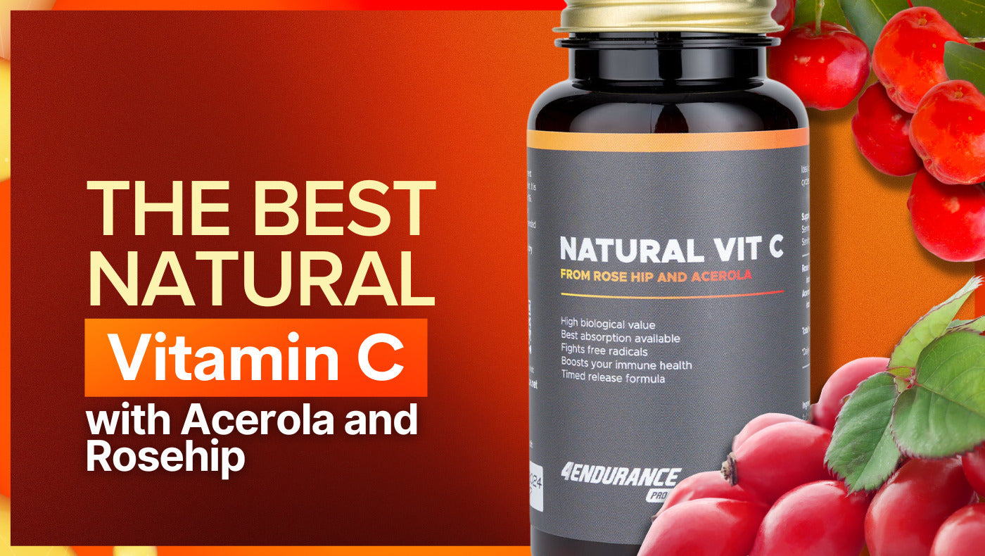 The best natural vitamin C with acerola and rosehip