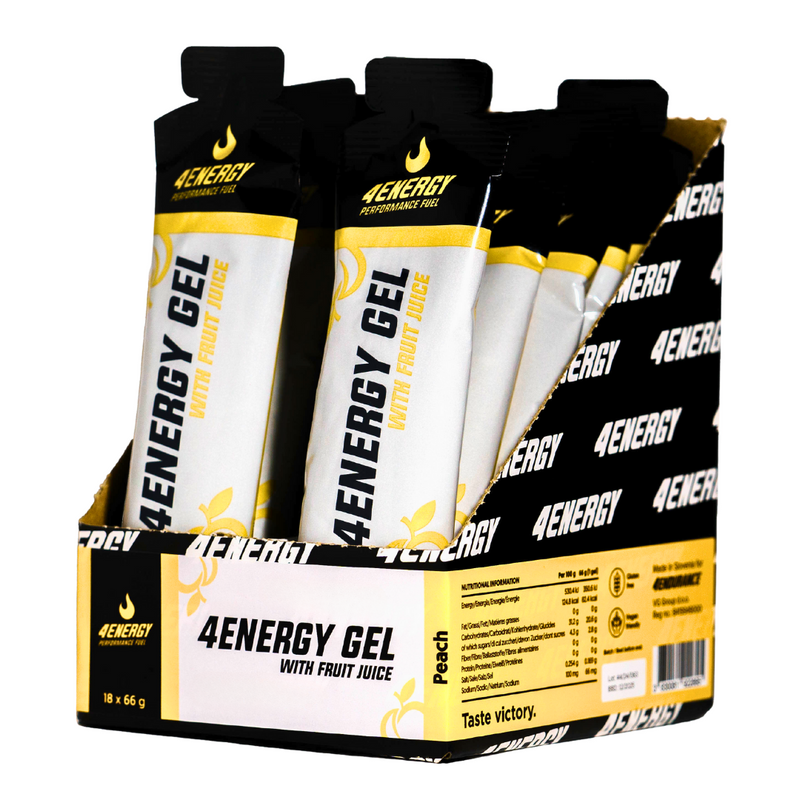 4Energy Gel is an isotonic gel that provides a fast source of energy, prevents muscle cramps, and requires no water, thanks to natural fruit juice.