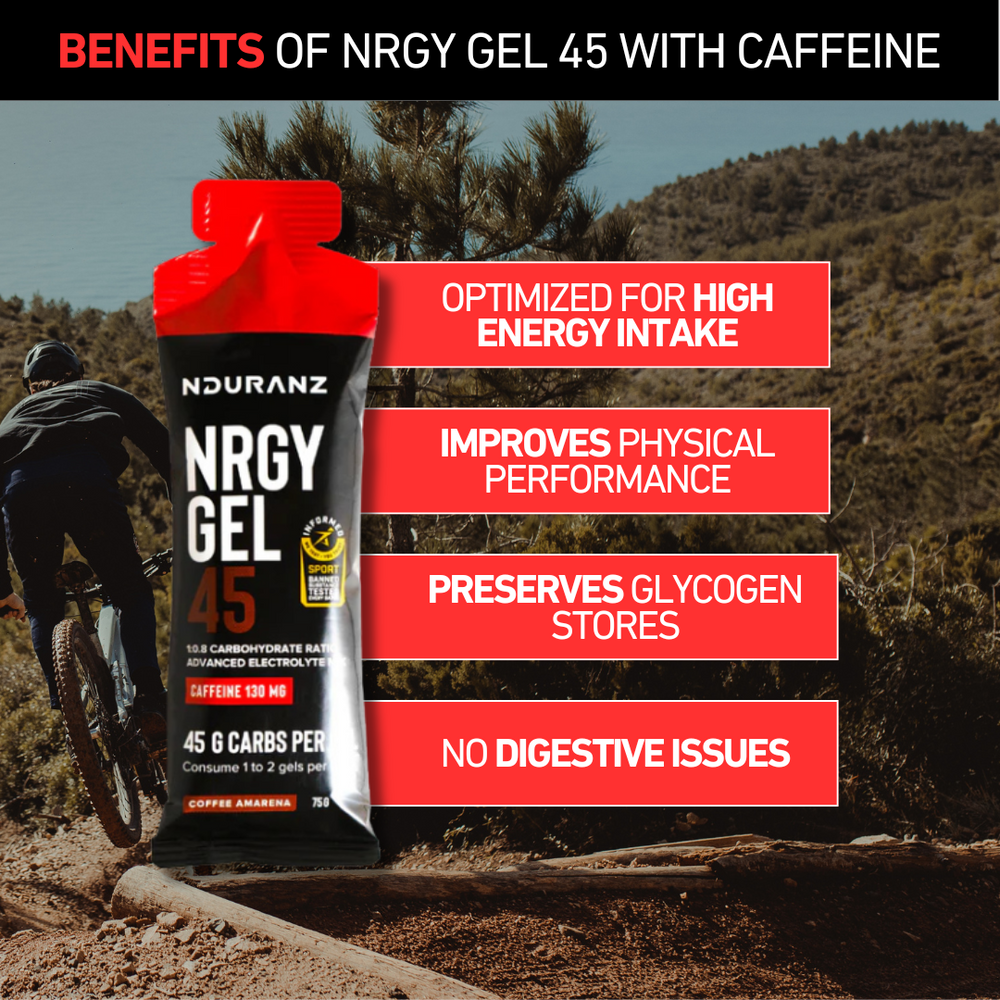 Nrgy Gel 45 with Caffeine Nduranz — Maximum Energy