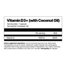 Vitamin D3+ (with Coconut Oil)