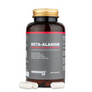 4Endurance Pro Beta-alanine - 60 capsules pack, white bottle with black cap and red-highlighted label on white background.