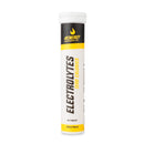 4Energy Electrolytes - 20 effervescent tablets Citrus flavor, white tube with yellow and black vertical label on white background.