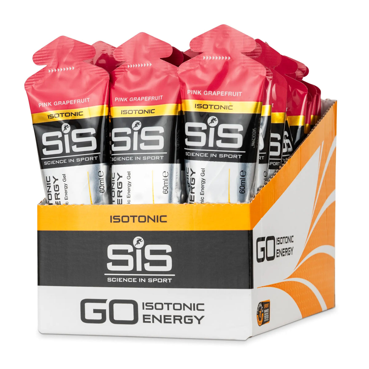 30x Isotonic Gel GO Energy - SiS