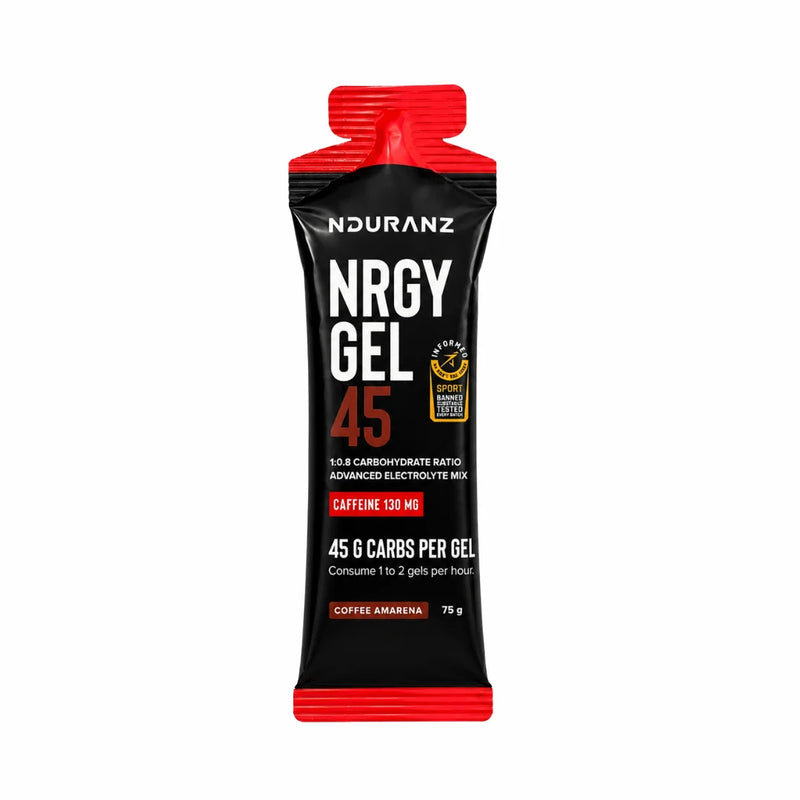 Nduranz Nrgy Gel 45 with Caffeine – for Prolonged or Intense Exercise