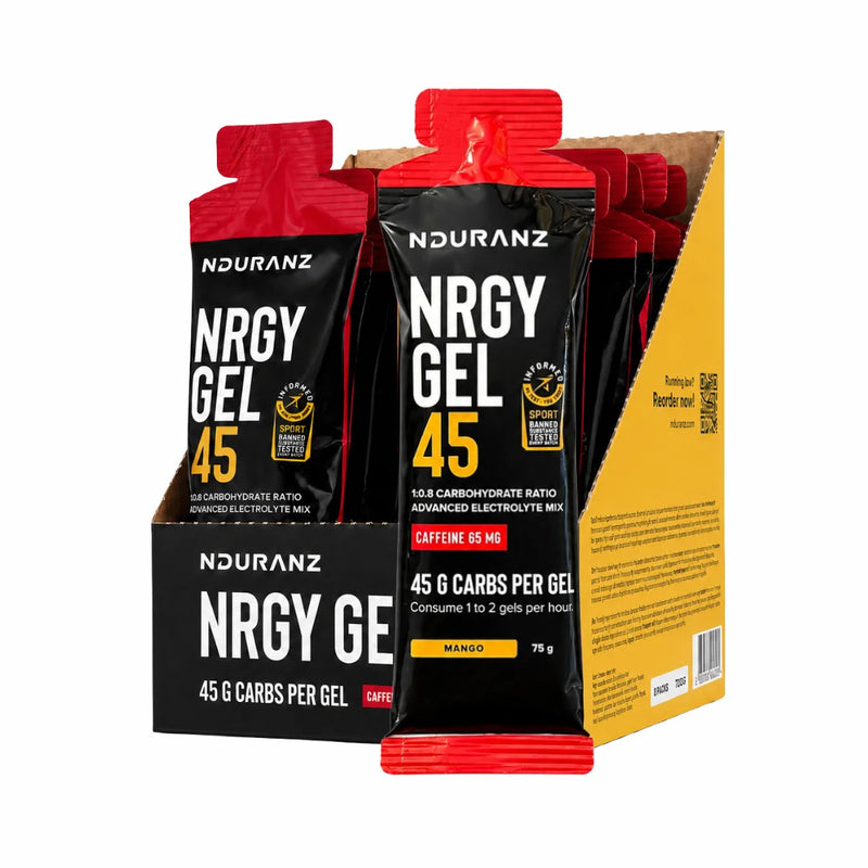 Nrgy Gel 45 with Caffeine Nduranz — Maximum Energy