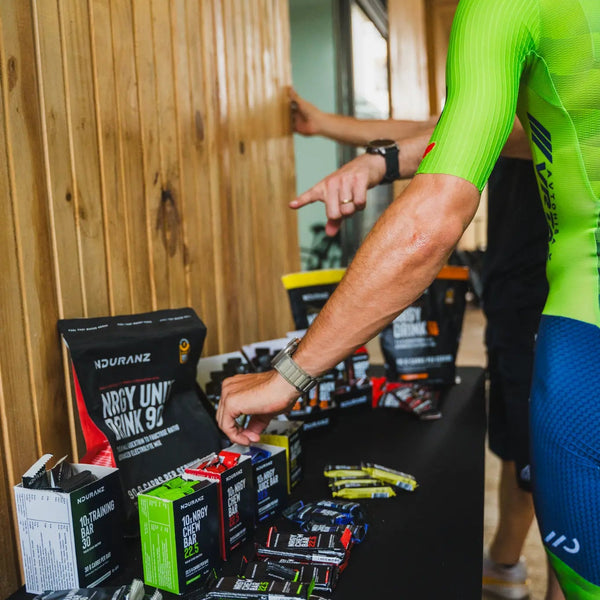 Cyclist with 4Endurance Nduranz products