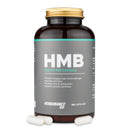 4Endurance Pro HMB - 180 capsules, dark brown bottle with gold metallic lid and bold white and turquoise label on white background.