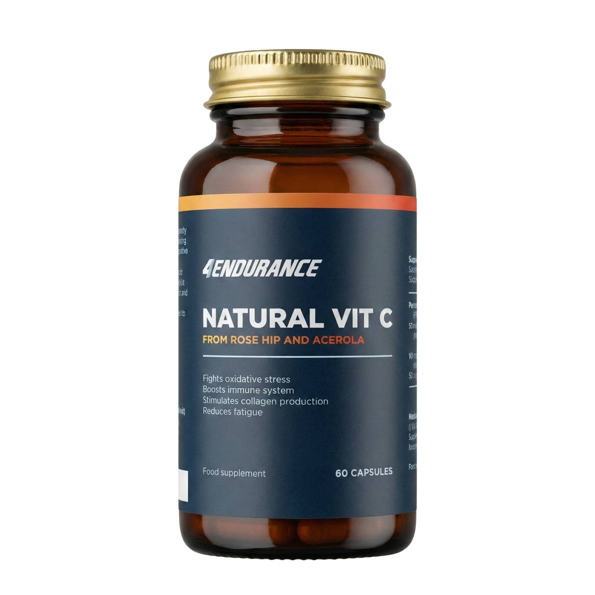 Natural Vitamin C with acerola and rosehip - 4Endurance