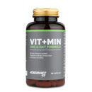 4Endurance Pro Vit+Min - 90 capsules, brown bottle with gold cap, gray label with green and white text on white background.