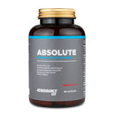 4Endurance Pro Absolute - 84 capsules, brown bottle with gold cap and blue-black label on white background.